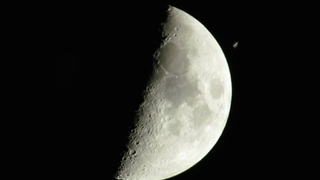 Watch As The Space Station Passes Across The Face Of The Moon
